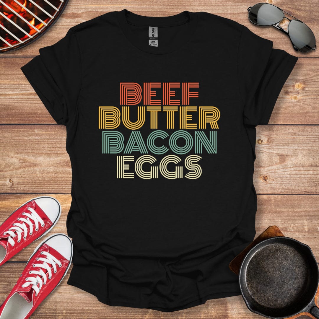 Vintage Beef Butter Bacon Eggs Shirt