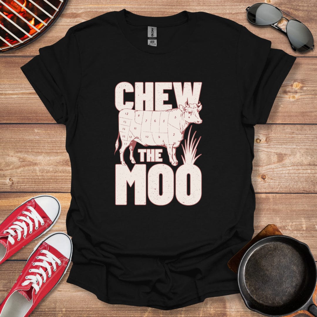 Chew The Moo Carnivore Cow Shirt