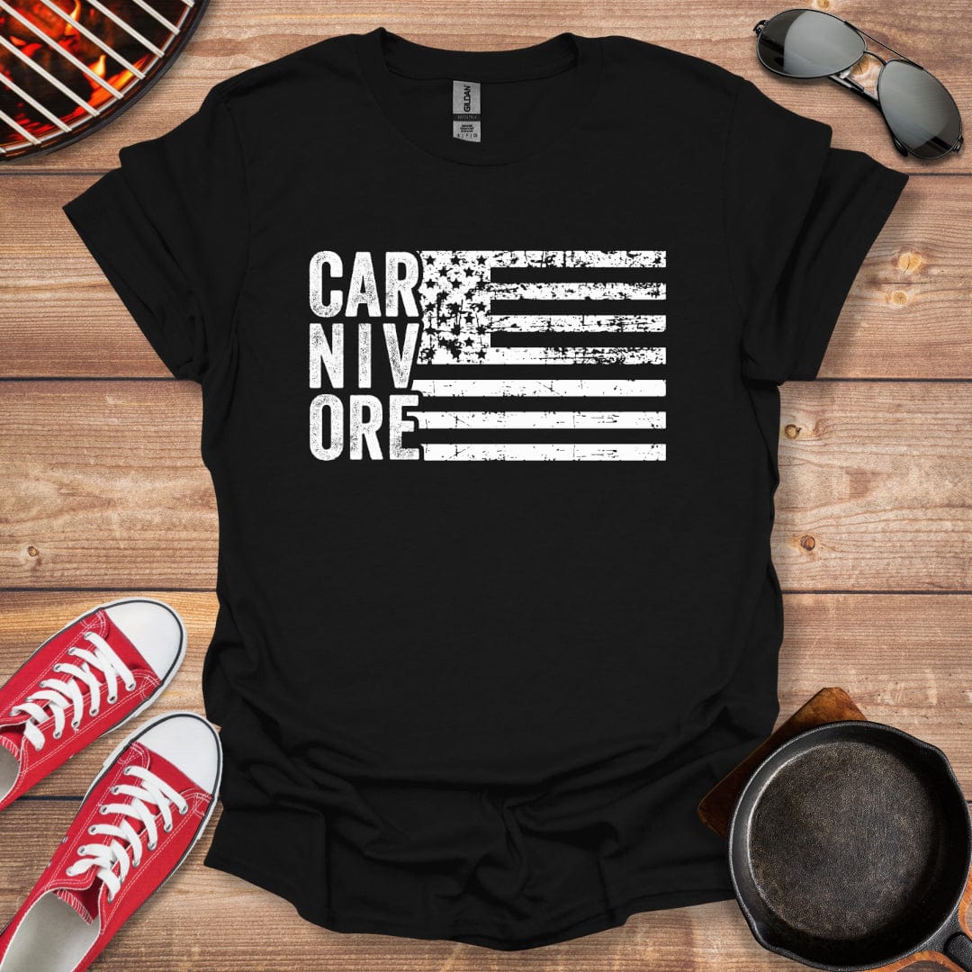 American Flag Carnivore Shirt