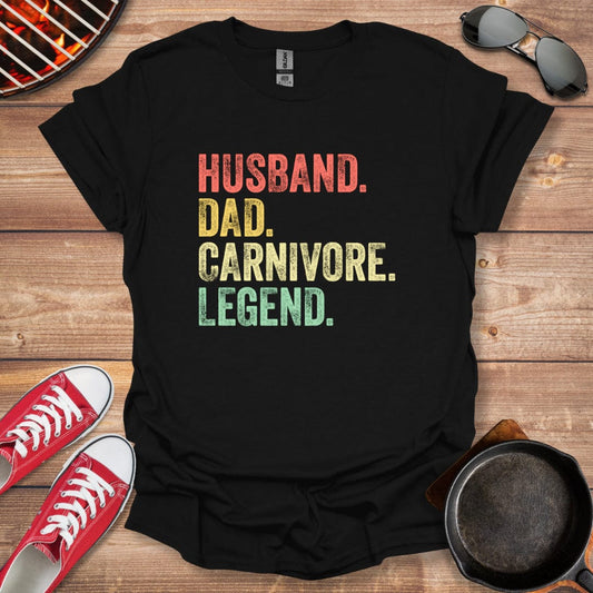 Husband Dad Carnivore Legend Shirt