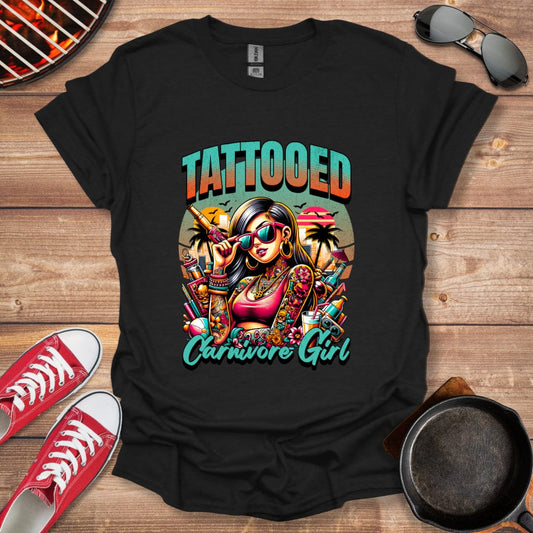 Tattooed Carnivore Girl Shirt