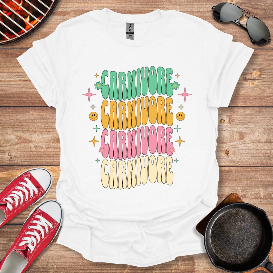 Carnivore Retro Happy Face Shirt