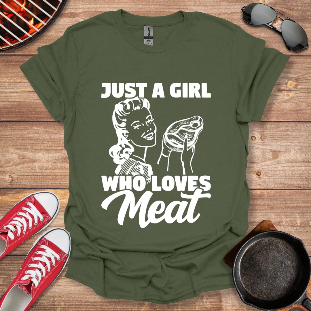 Just A Girl Who Loves Meat Shirt