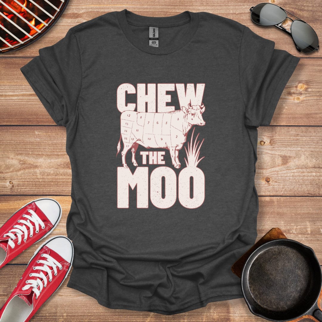 Chew The Moo Carnivore Cow Shirt