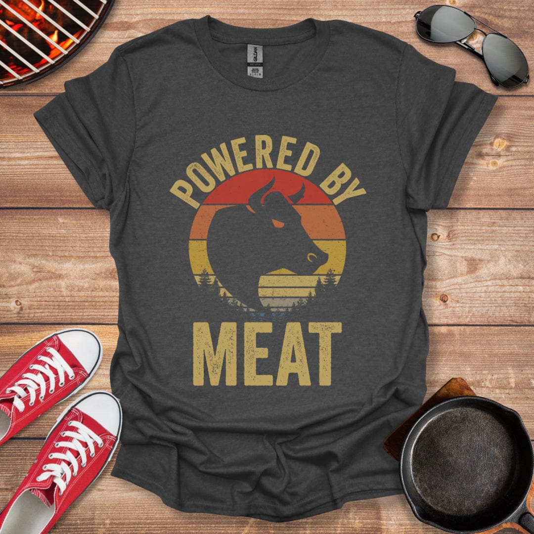 Powered By Meat Bull Shirt