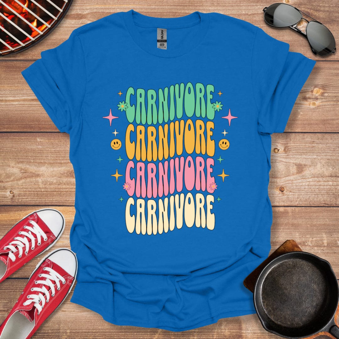 Carnivore Retro Happy Face Shirt