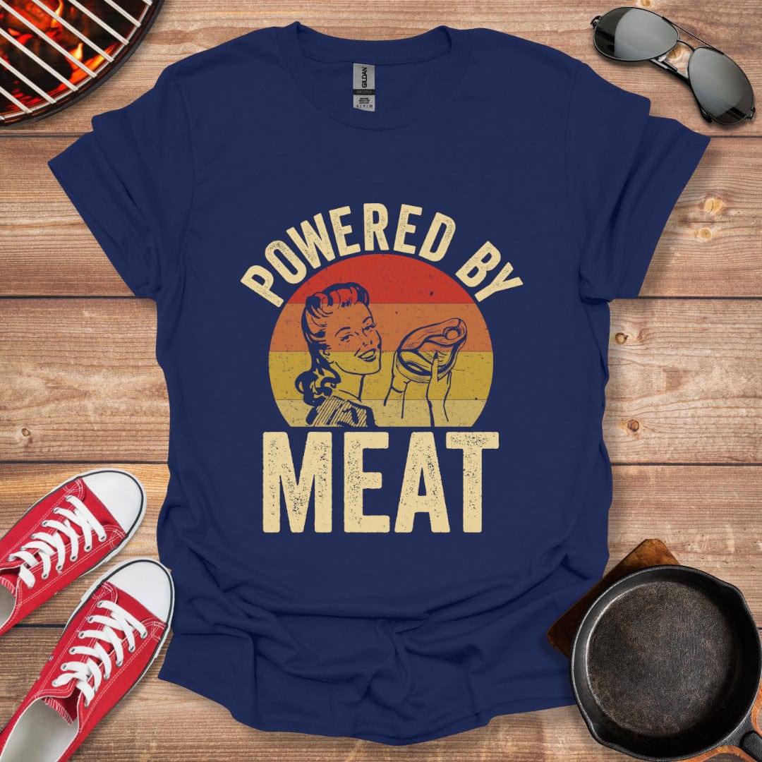 Powered By Meat Woman Shirt