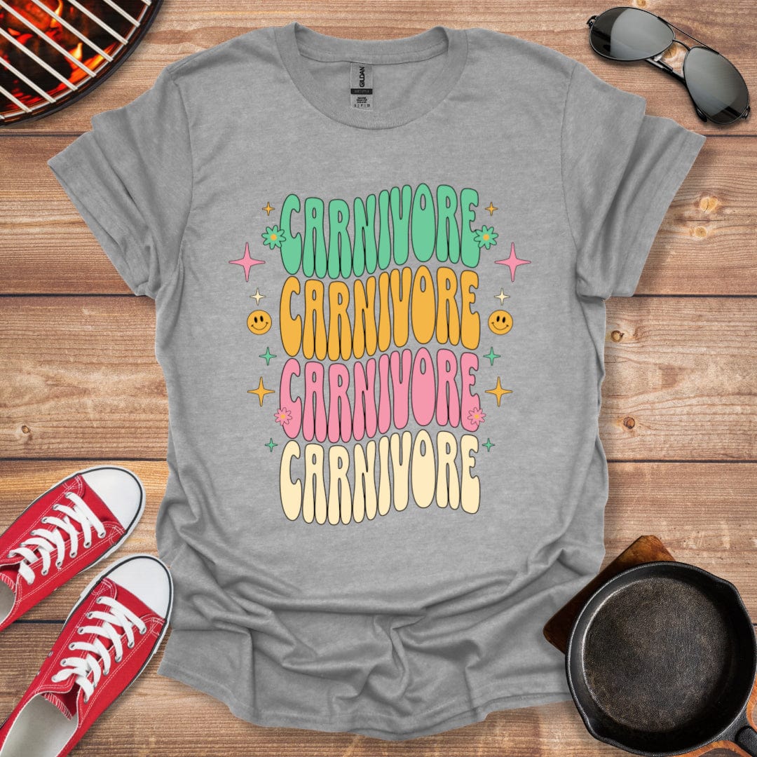 Carnivore Retro Happy Face Shirt