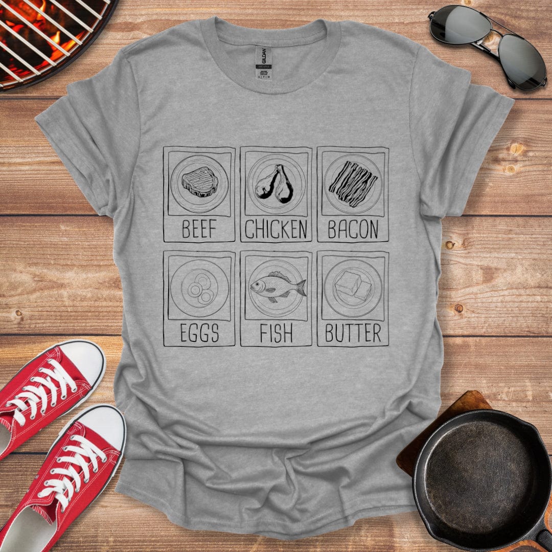 Carnivore Diet Photo Frame Foods Shirt