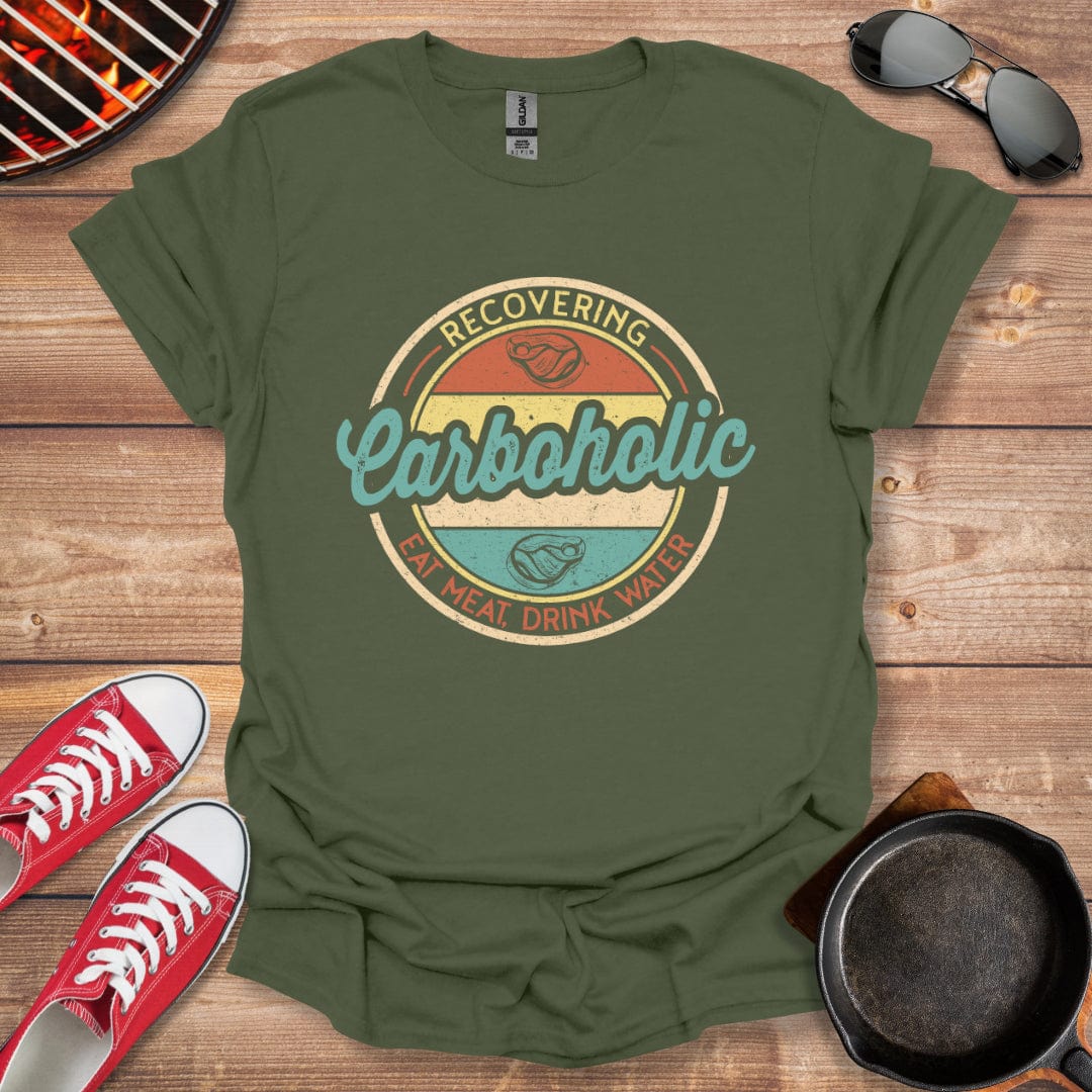 Recovering Carboholic Vintage Shirt