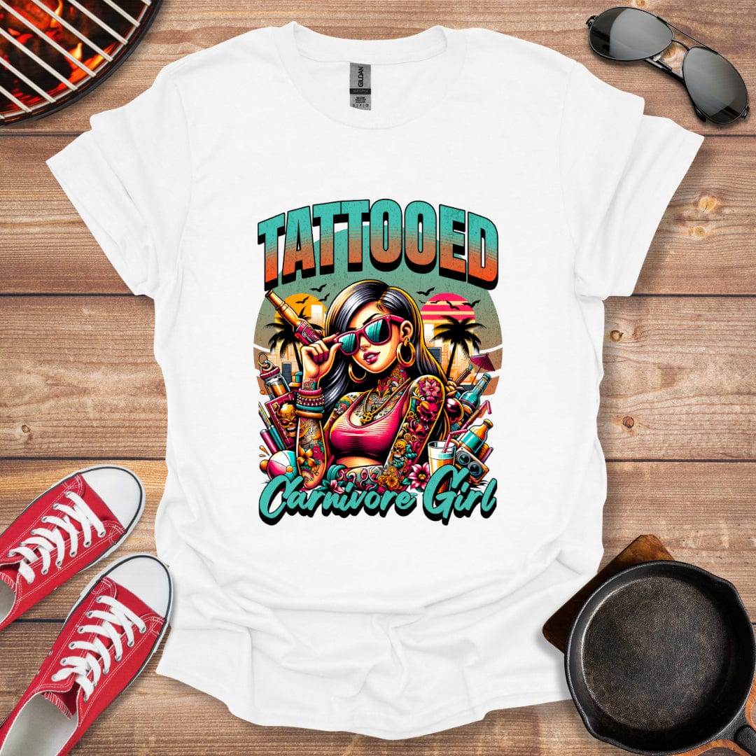 Tattooed Carnivore Girl Shirt