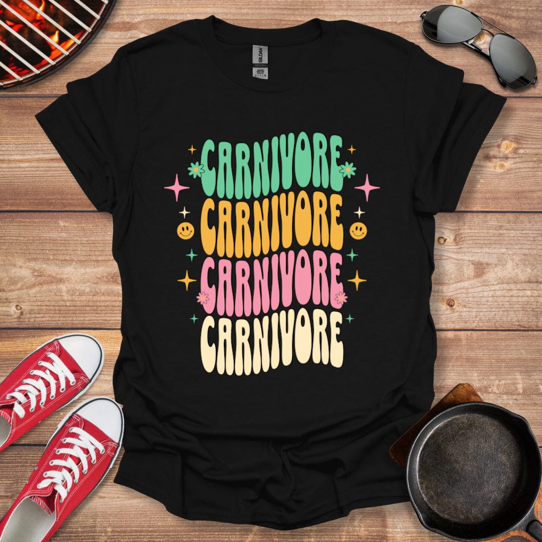 Carnivore Retro Happy Face Shirt