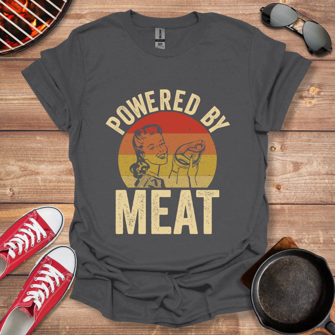 Powered By Meat Woman Shirt