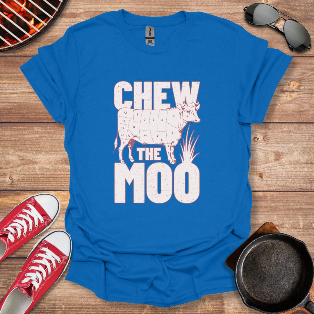 Chew The Moo Carnivore Cow Shirt