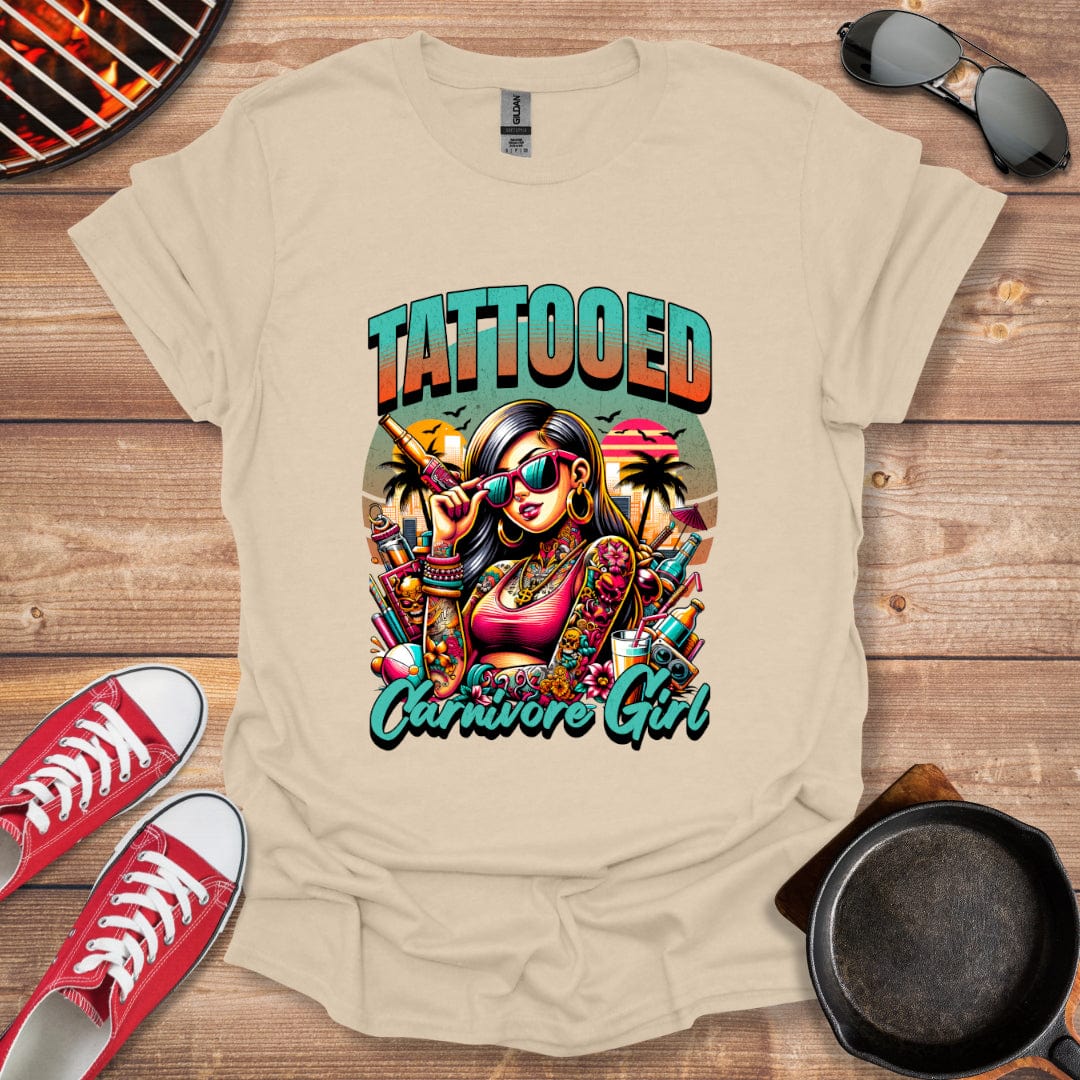 Tattooed Carnivore Girl Shirt