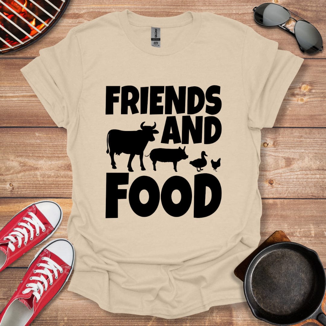 Friends And Food Animal Shirt