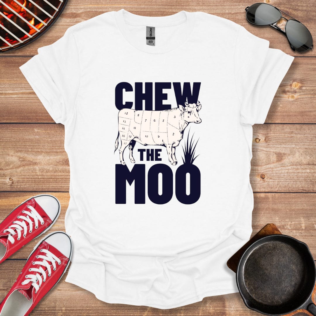 Chew The Moo Carnivore Cow Shirt