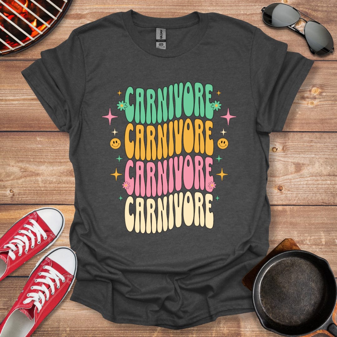 Carnivore Retro Happy Face Shirt