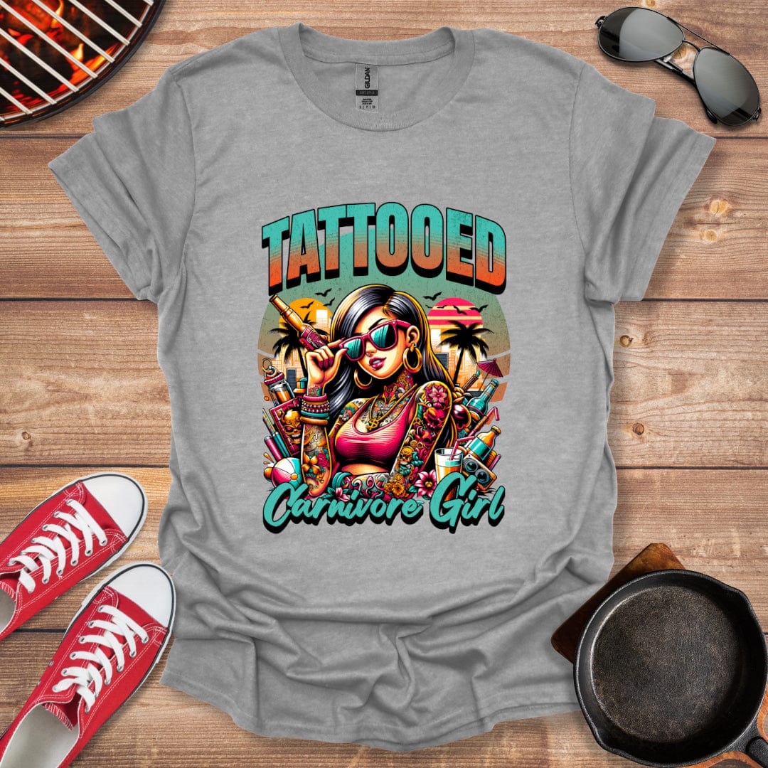 Tattooed Carnivore Girl Shirt