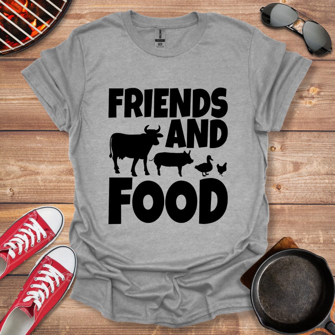 Friends And Food Animal Shirt