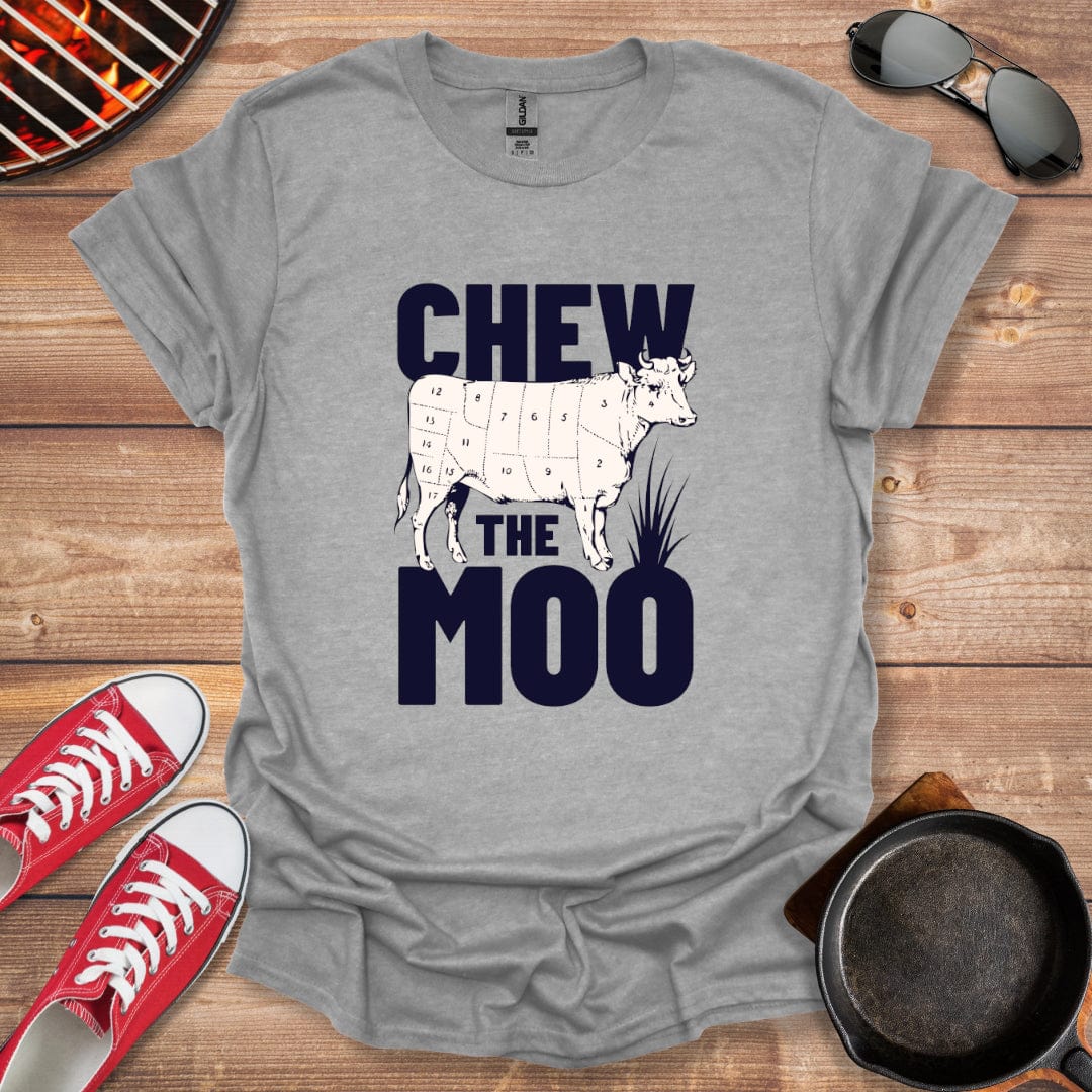 Chew The Moo Carnivore Cow Shirt