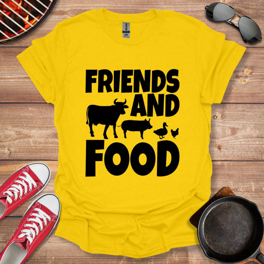 Friends And Food Animal Shirt