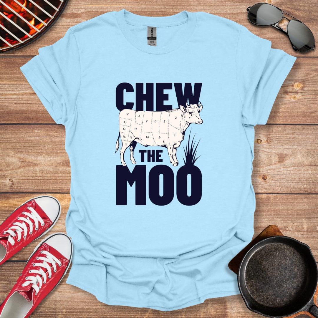 Chew The Moo Carnivore Cow Shirt